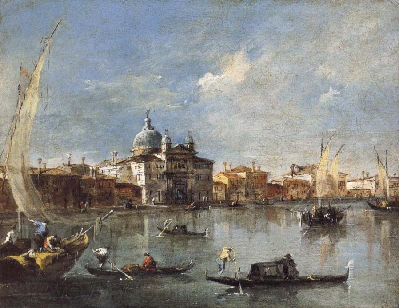 Francesco Guardi The Giudecca with the Zitelle Norge oil painting art